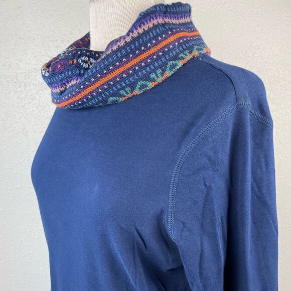 EUC Chaps Womens Cowl Neck Long Sleeve Top Size M - Picture 5 of 7